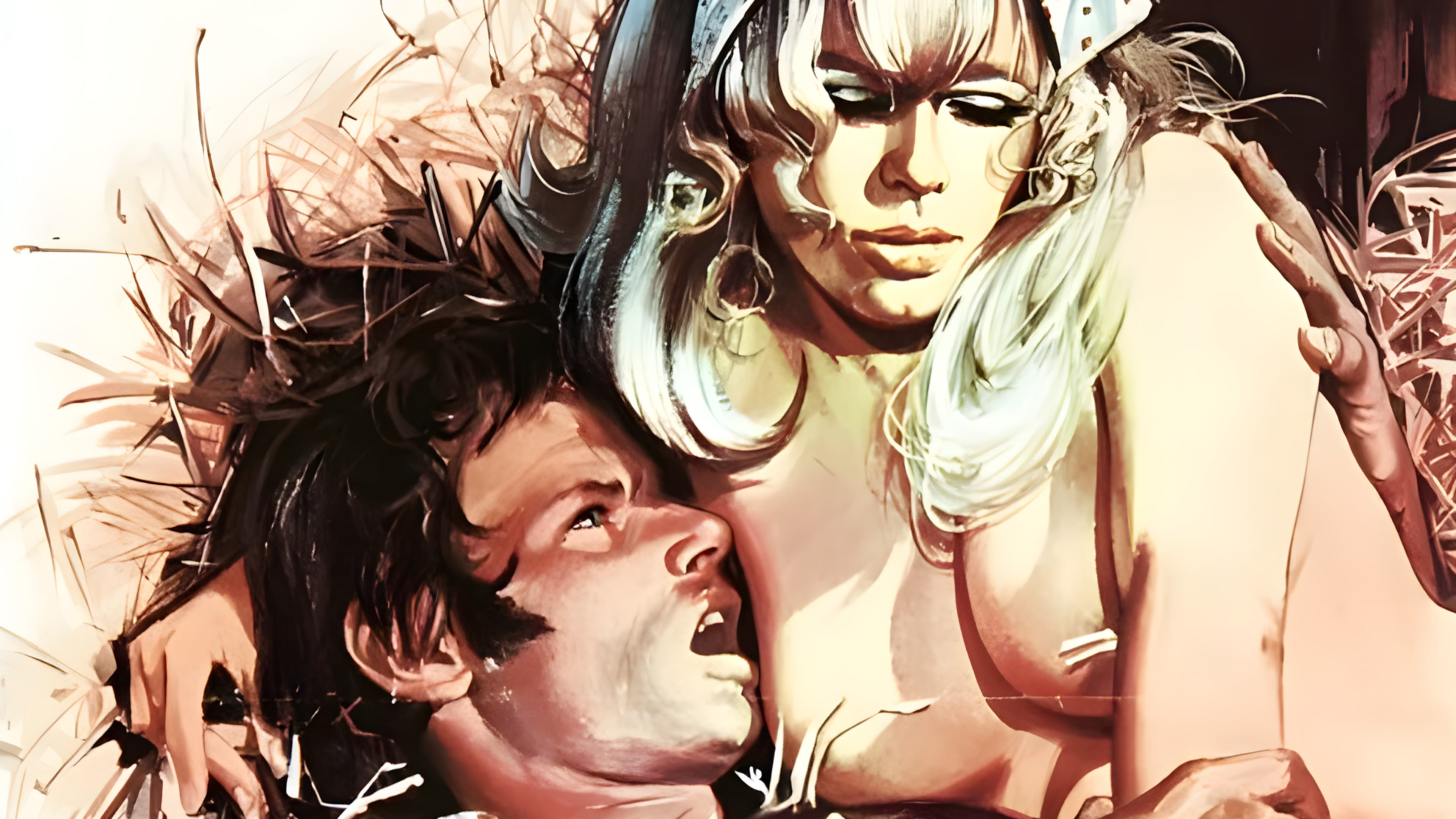 East Meets West in Bed Backdrop