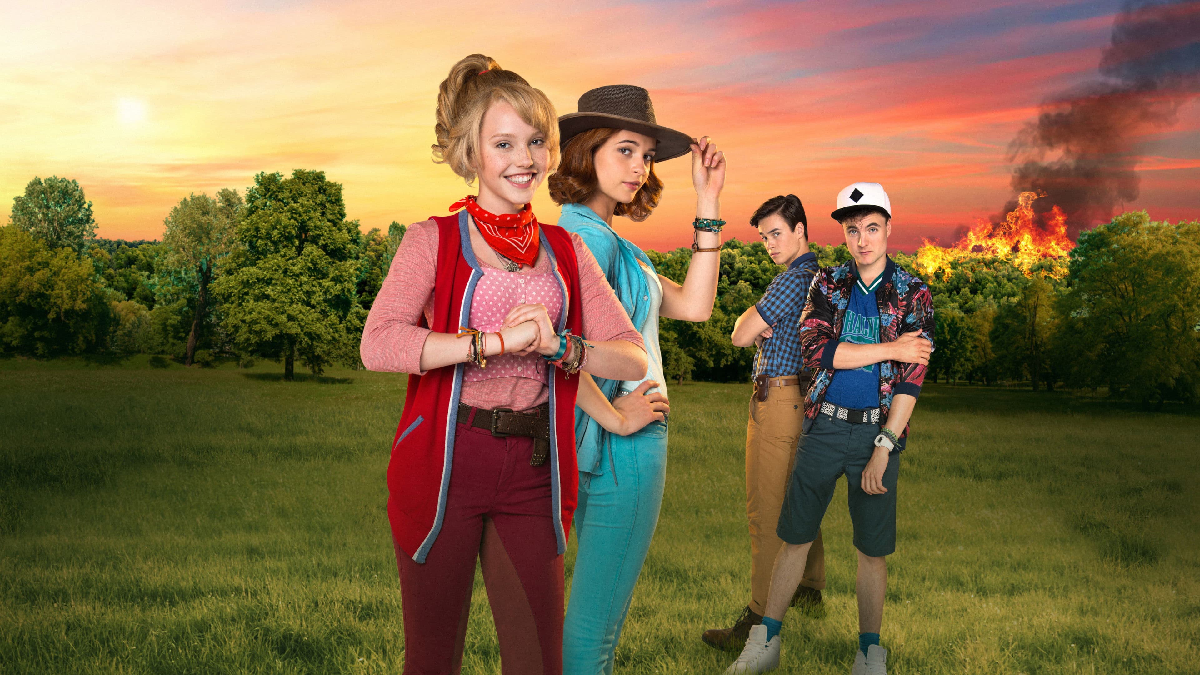 Bibi & Tina: Girls vs. Boys Backdrop