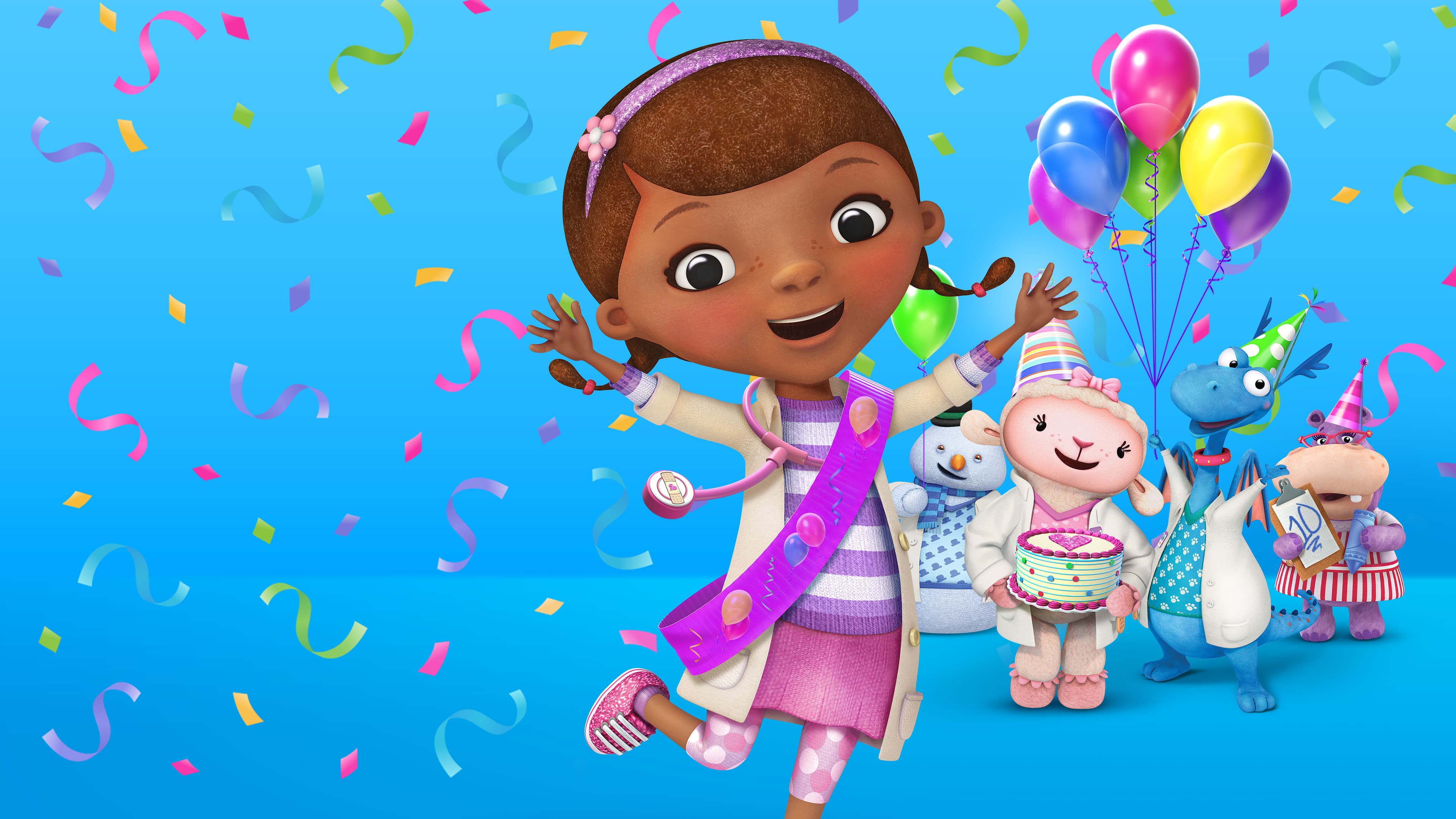 Doc McStuffins: The Doc Is 10! Backdrop