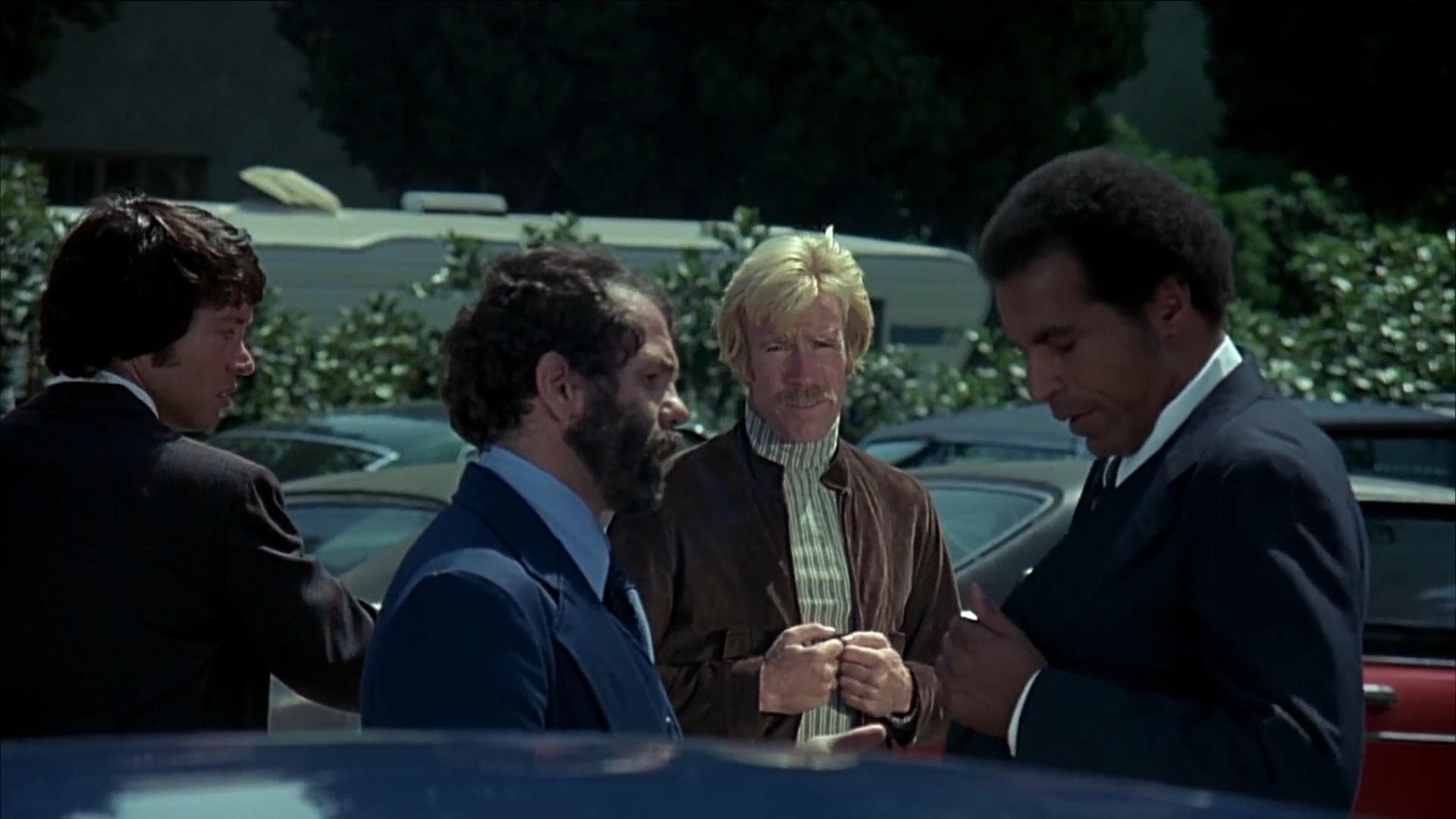 Good Guys Wear Black Backdrop