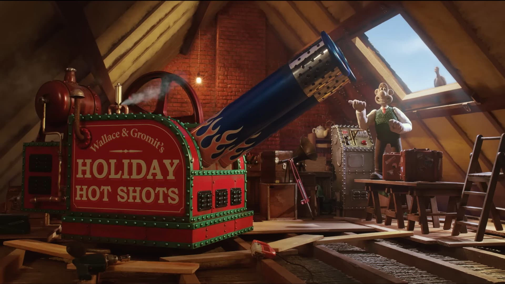 Wallace & Gromit x Visit England Backdrop