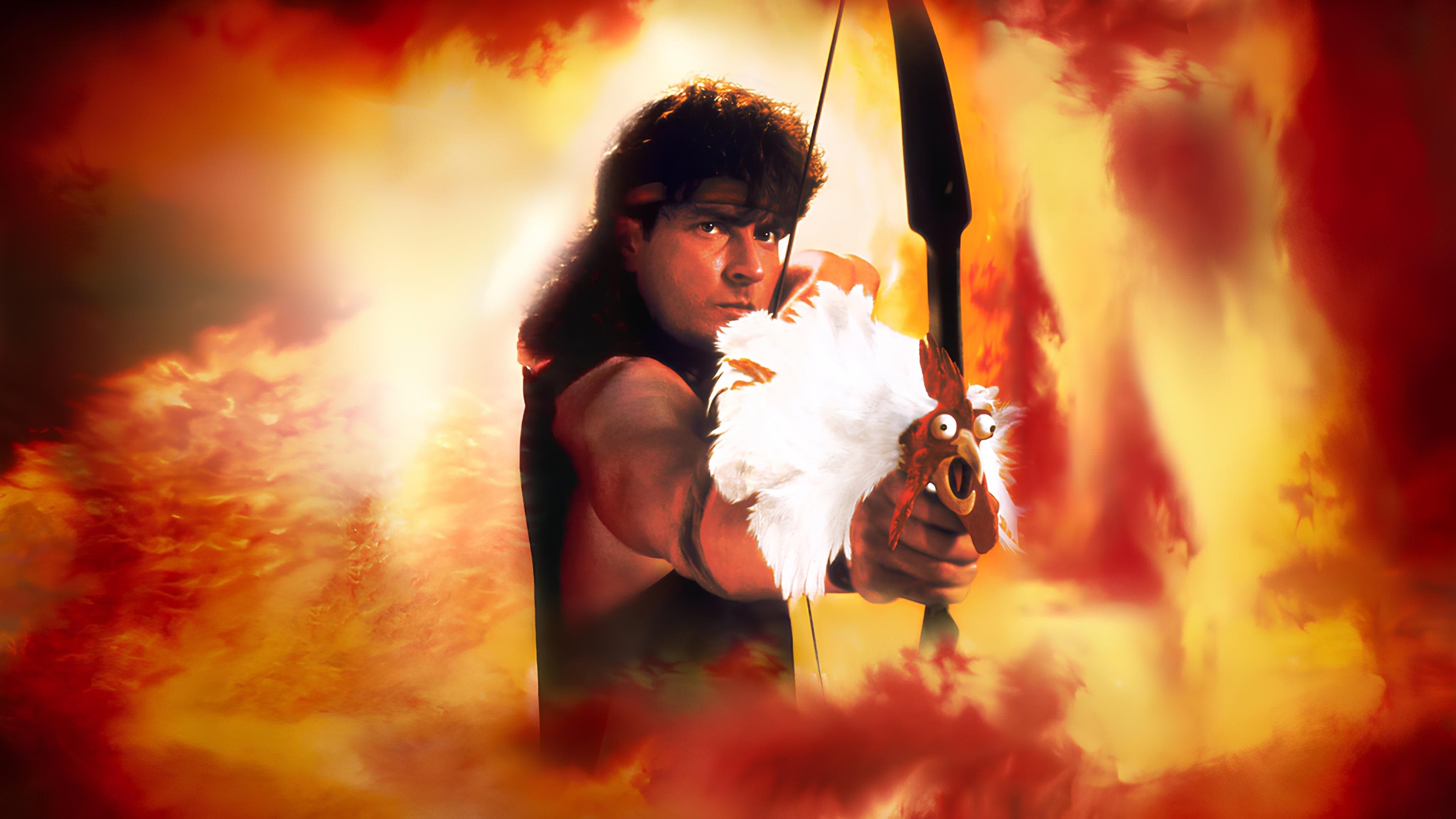 Hot Shots! Part Deux Backdrop