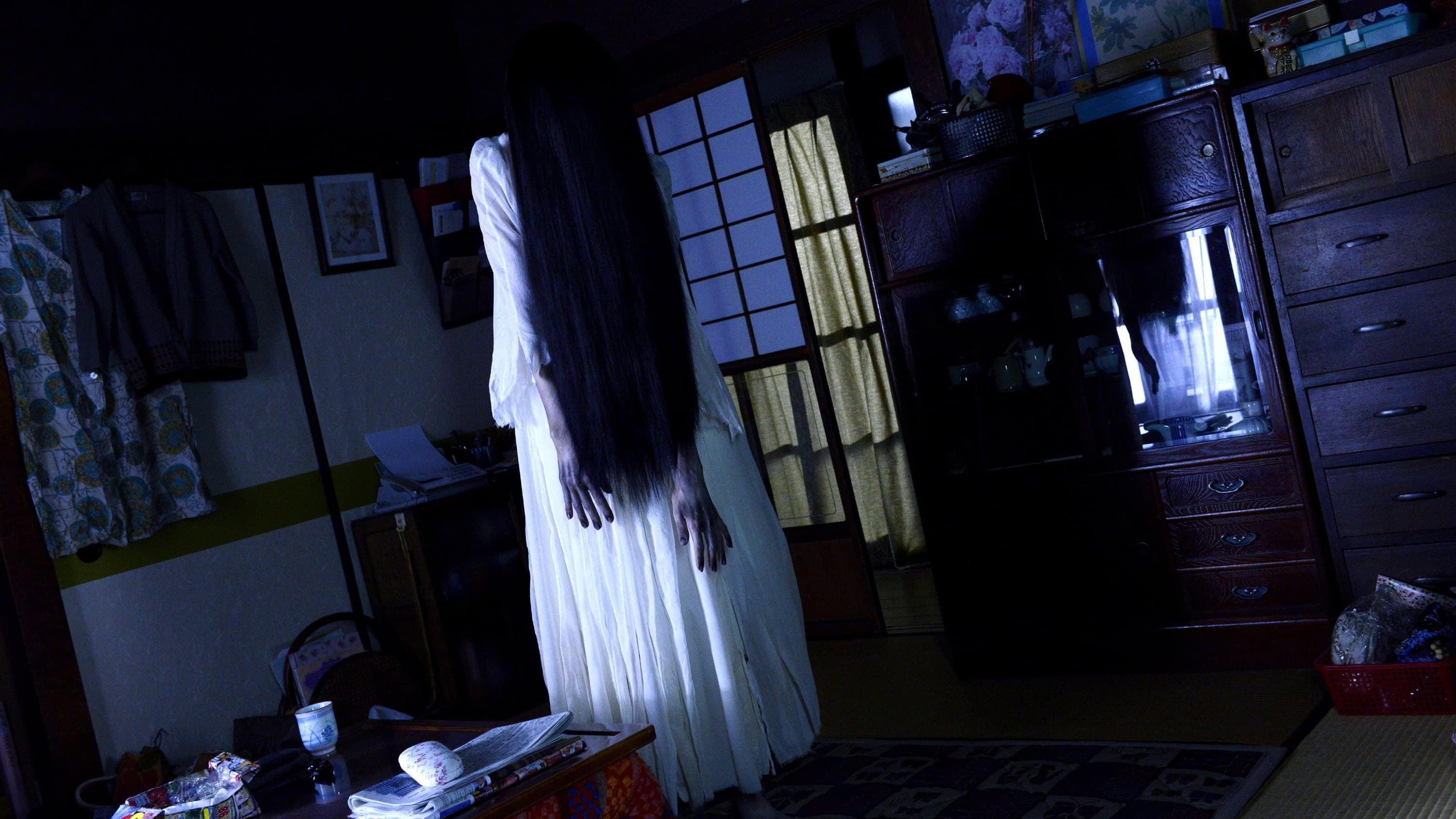Sadako vs. Kayako Backdrop