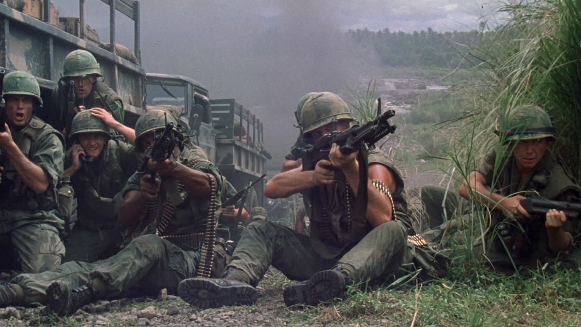 Under Heavy Fire Backdrop