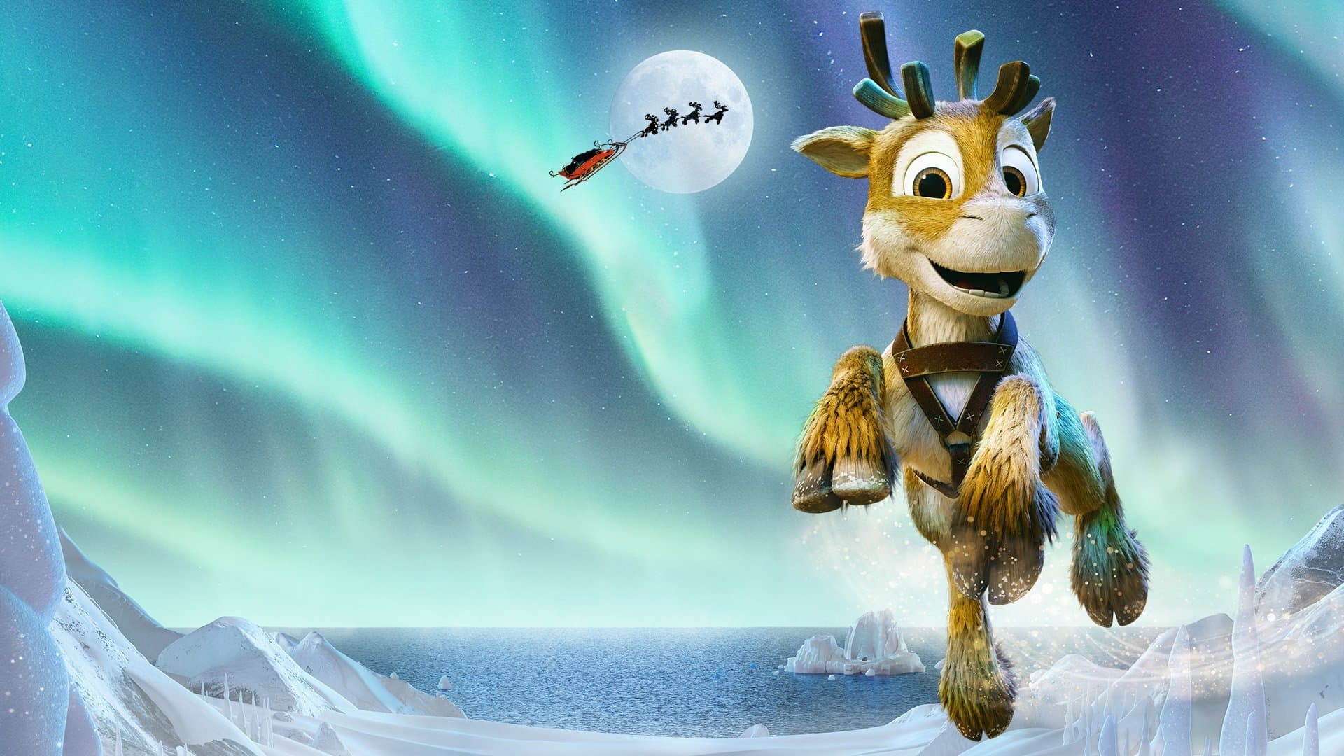 The Flight Before Christmas Backdrop