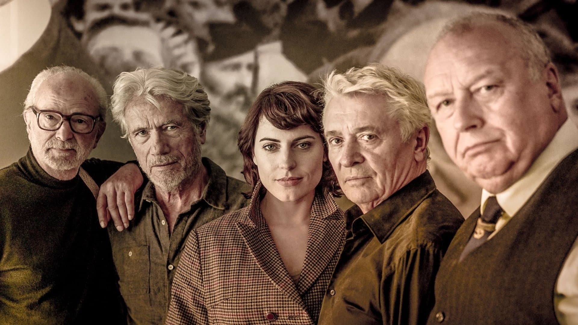 Old Agent Men Backdrop