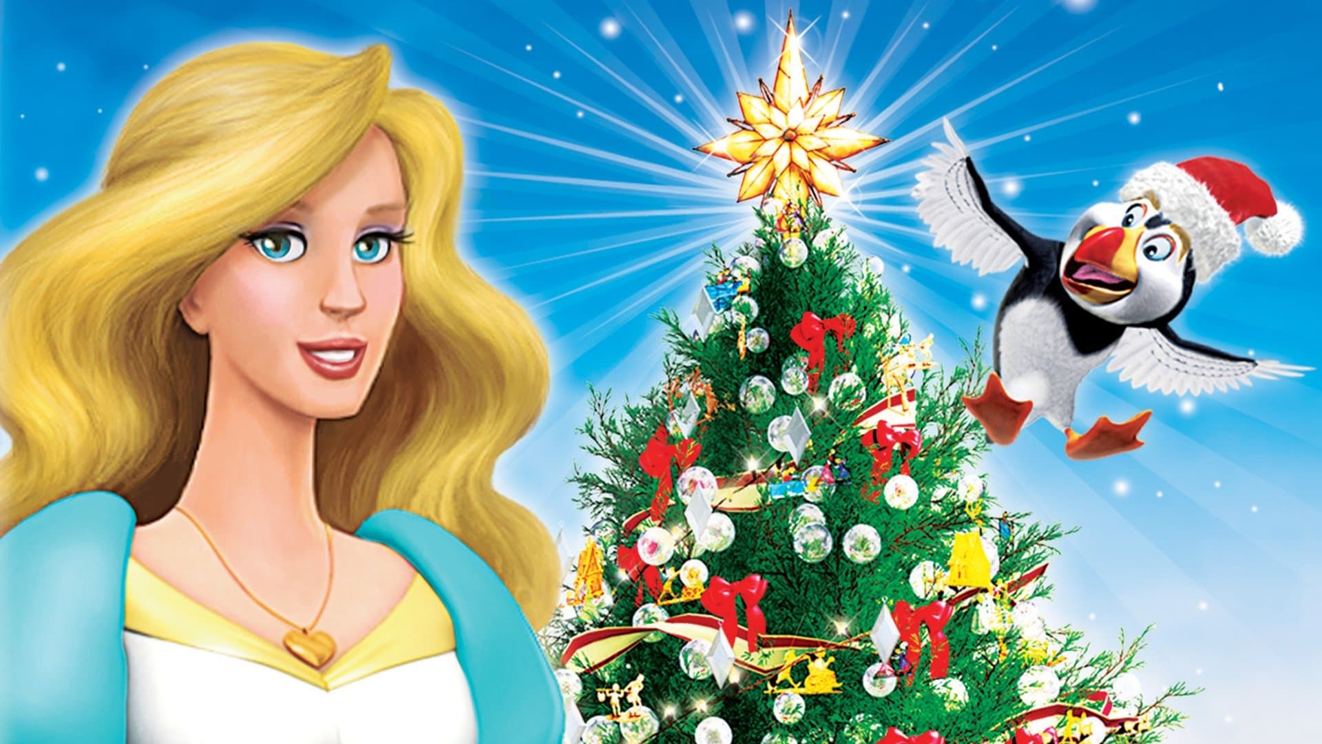 The Swan Princess Christmas Backdrop