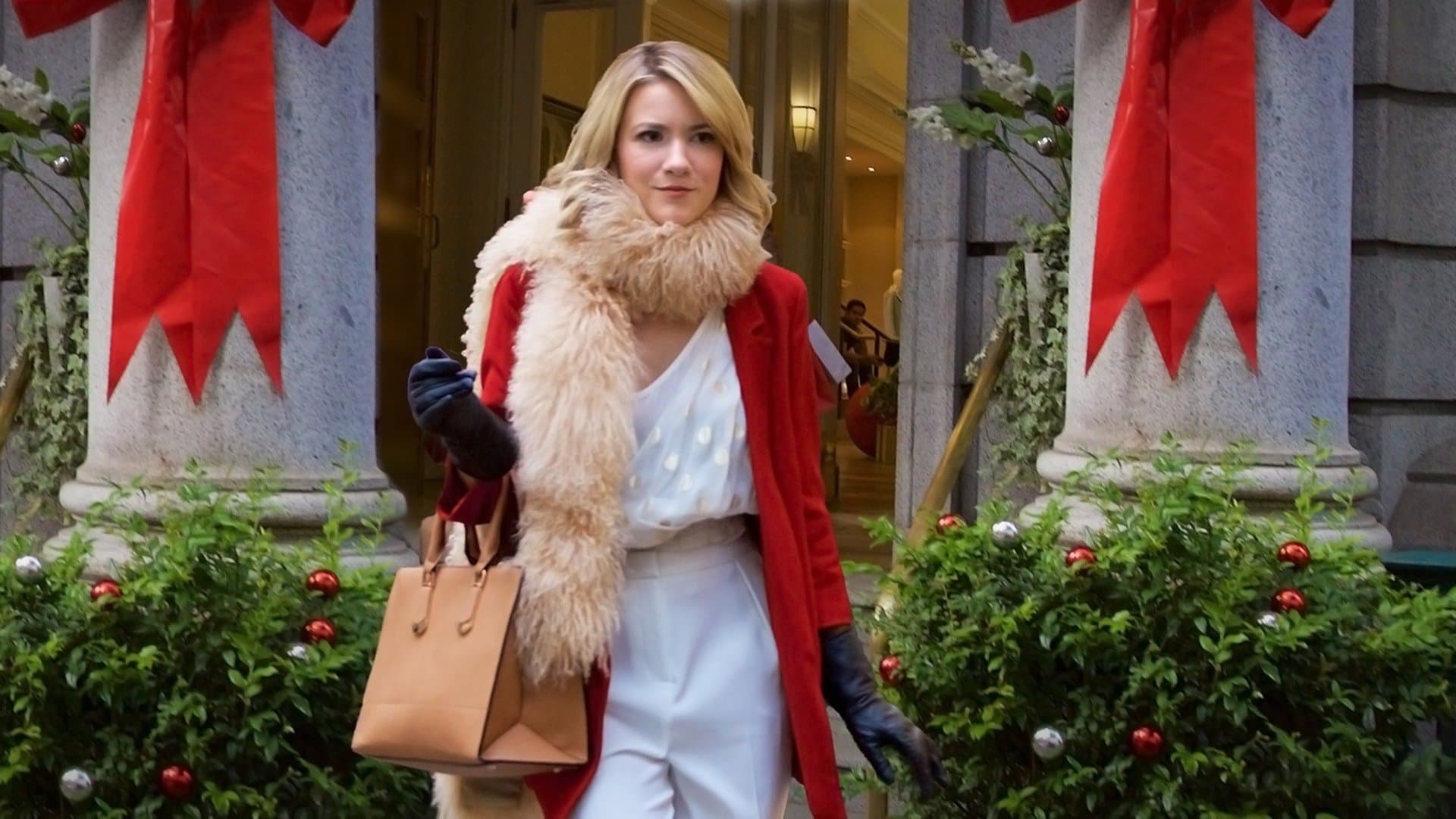 A Gift Wrapped Christmas Backdrop