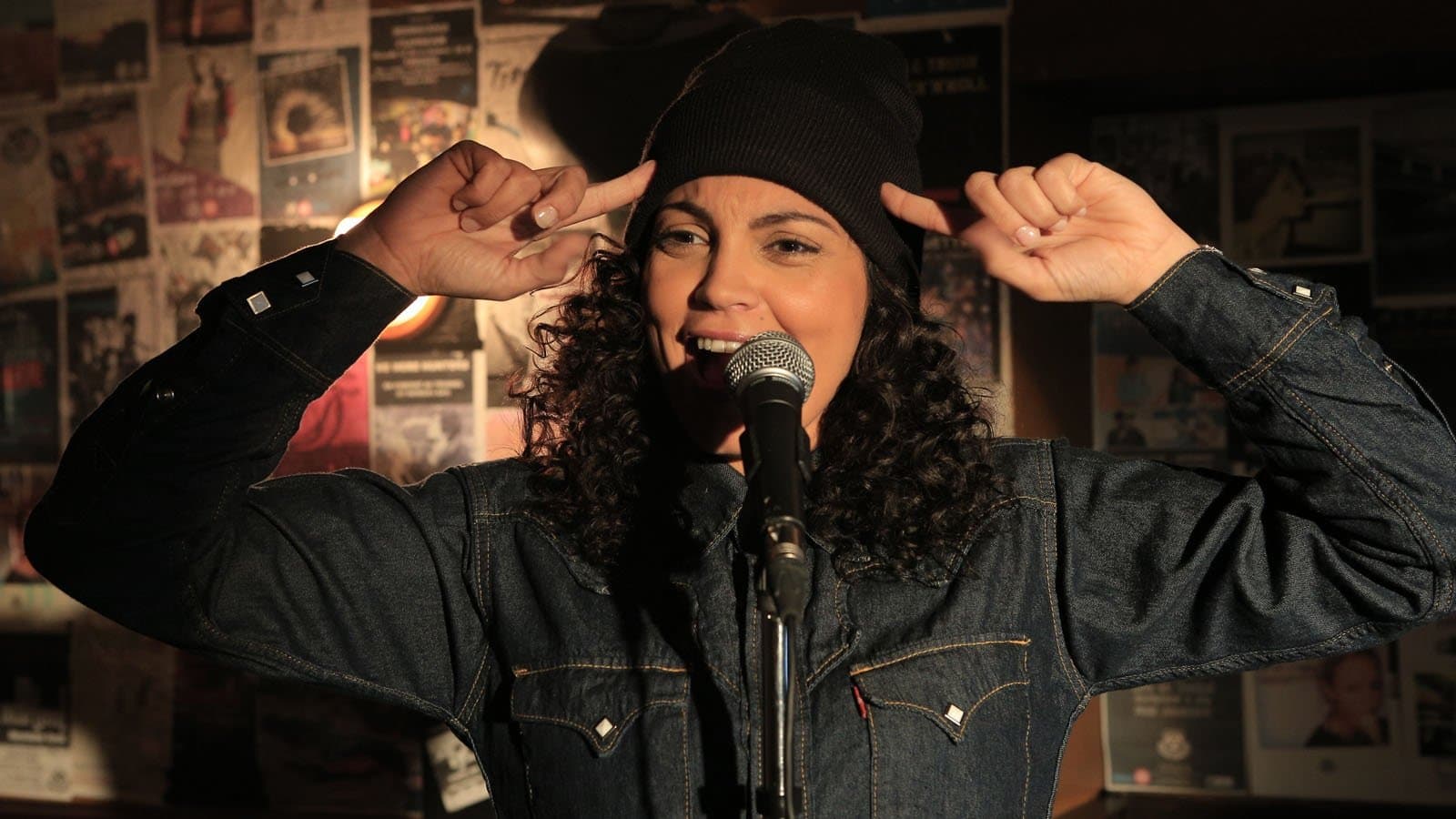 Stand Up Girl Backdrop